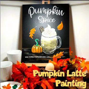 Pumpkin Latte Painting