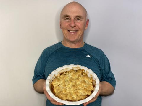 Crustless Apple Pie