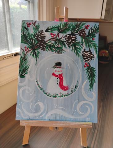 Lisa Colon - snowman painting