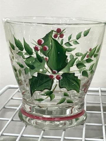 poinsettia vase