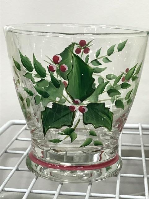 poinsettia vase